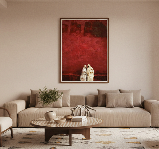 لوحة فنية بروح مغربية أصيلة