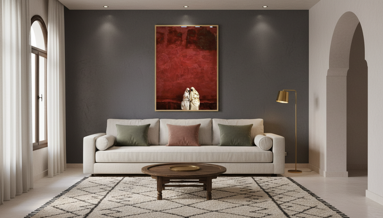 لوحة فنية بروح مغربية أصيلة