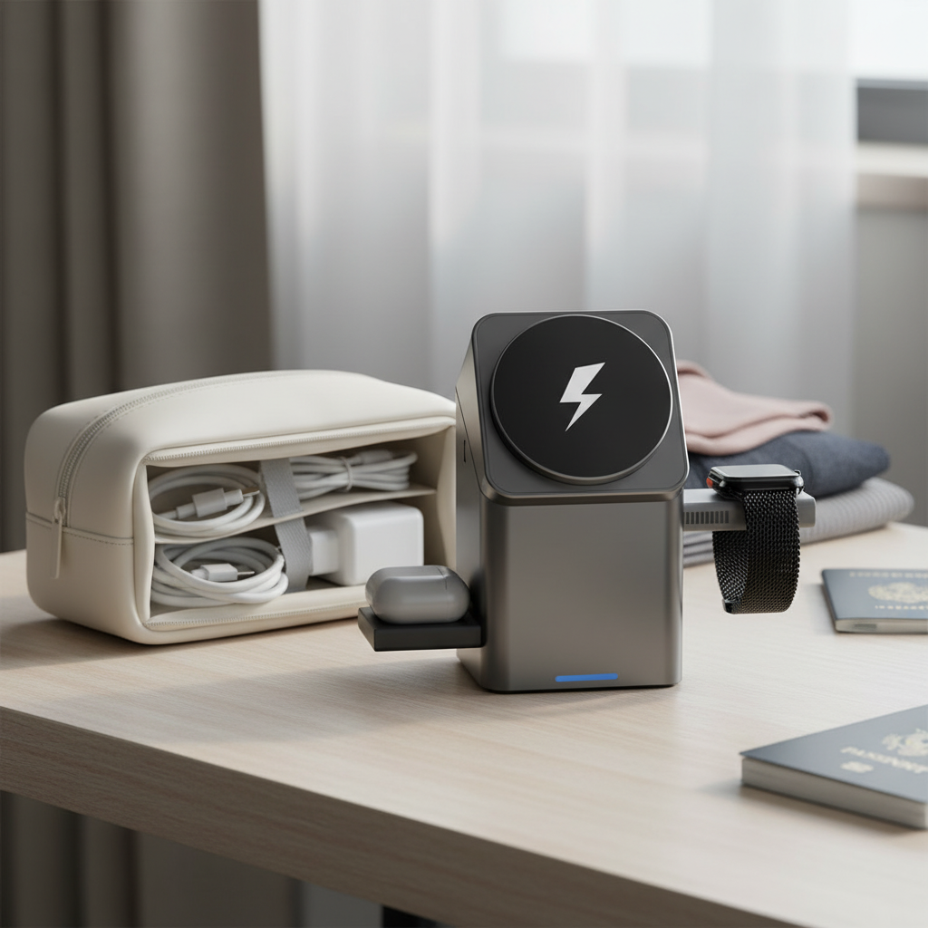 قاعدة الشحن 3 في 1  Station de charge 3-en-1